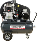 Druckluftkompressor – 582 l, 400 V, für Werkstatt, Garage und Druckluftarbeiten, Rockworth