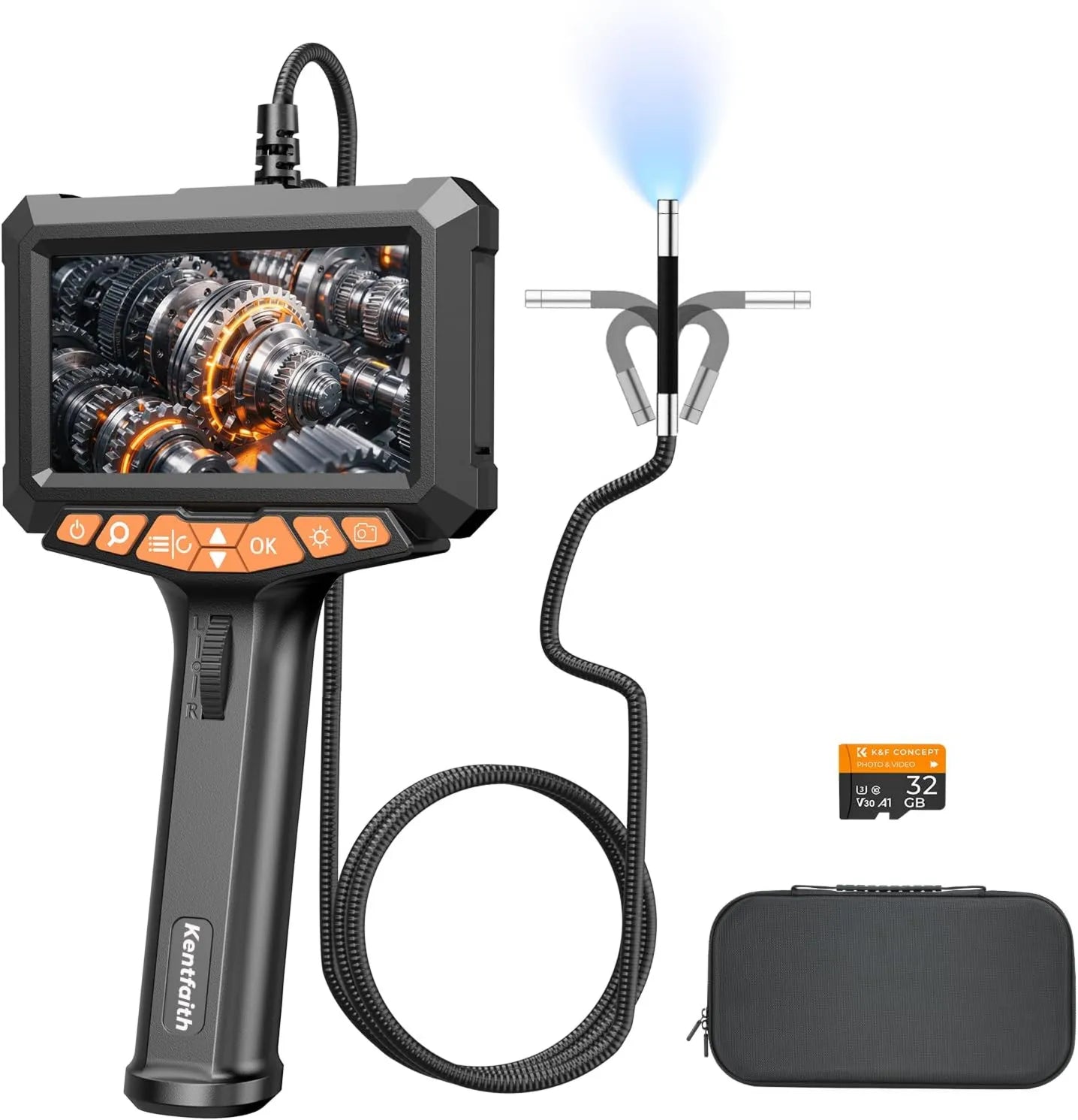 IP67 Digitale Inspektionskamera, 6,2mm, für Fahrzeug, Rohr und Hohlraum, Kentfaith
