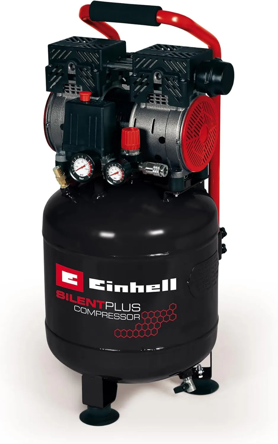 Einhell Druckluftkompressor – geräuscharm, für Werkstatt, Garage und Druckluftarbeiten