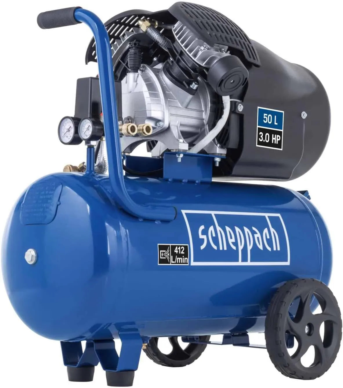 Scheppach HC53DC Druckluftkompressor – für Werkstatt, Garage und Druckluftarbeiten