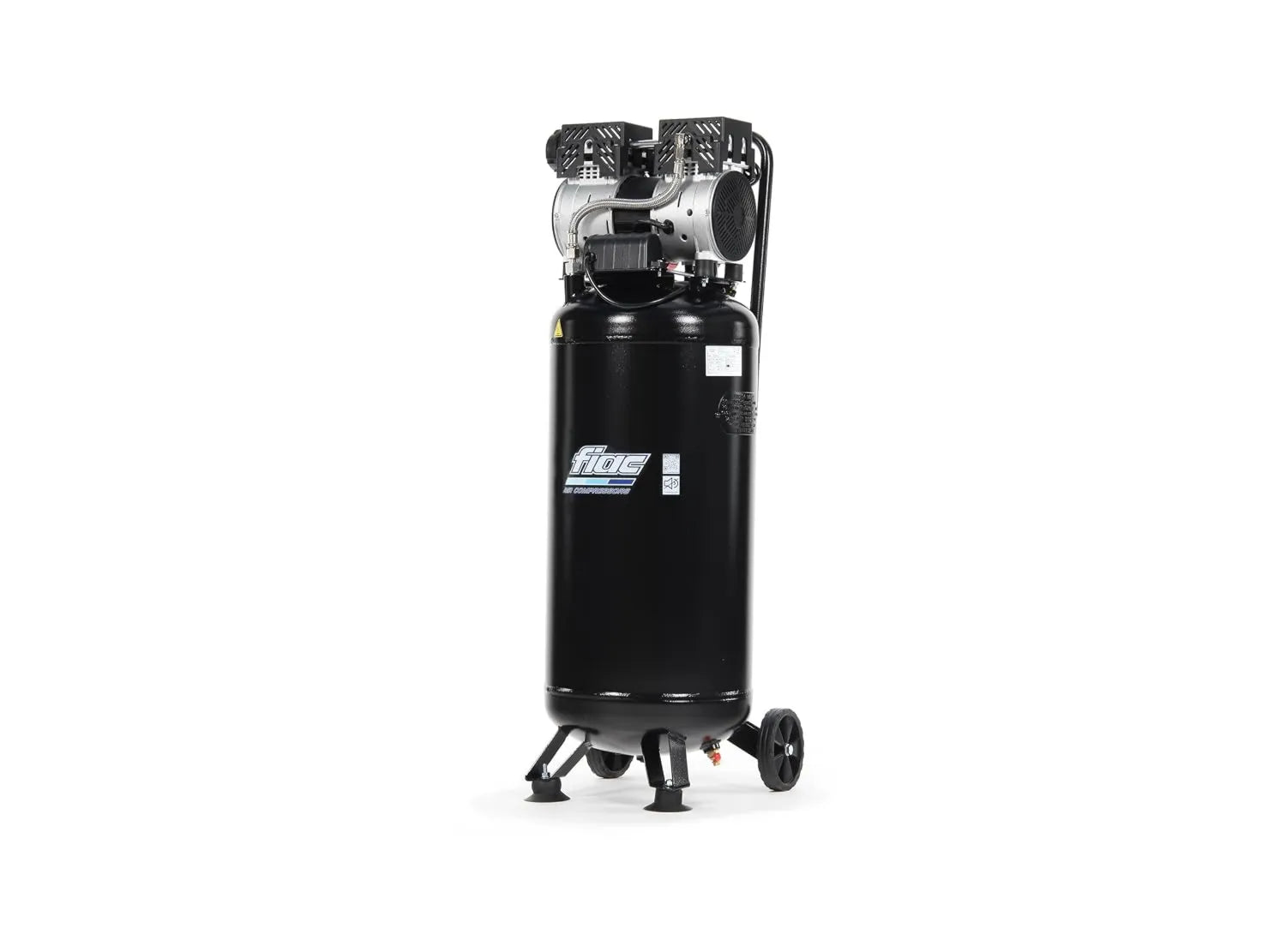 FIAC Druckluftkompressor – 50 V, 8 bar, 1 PS, ölfrei, geräuscharm, für Werkstatt, Garage und Druckluftarbeiten