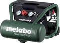 Metabo Druckluftkompressor, 5 W, 8 bar, 1.1 kW, 5 L, 90 l, ölfrei, für Werkstatt, Garage und Druckluftarbeiten