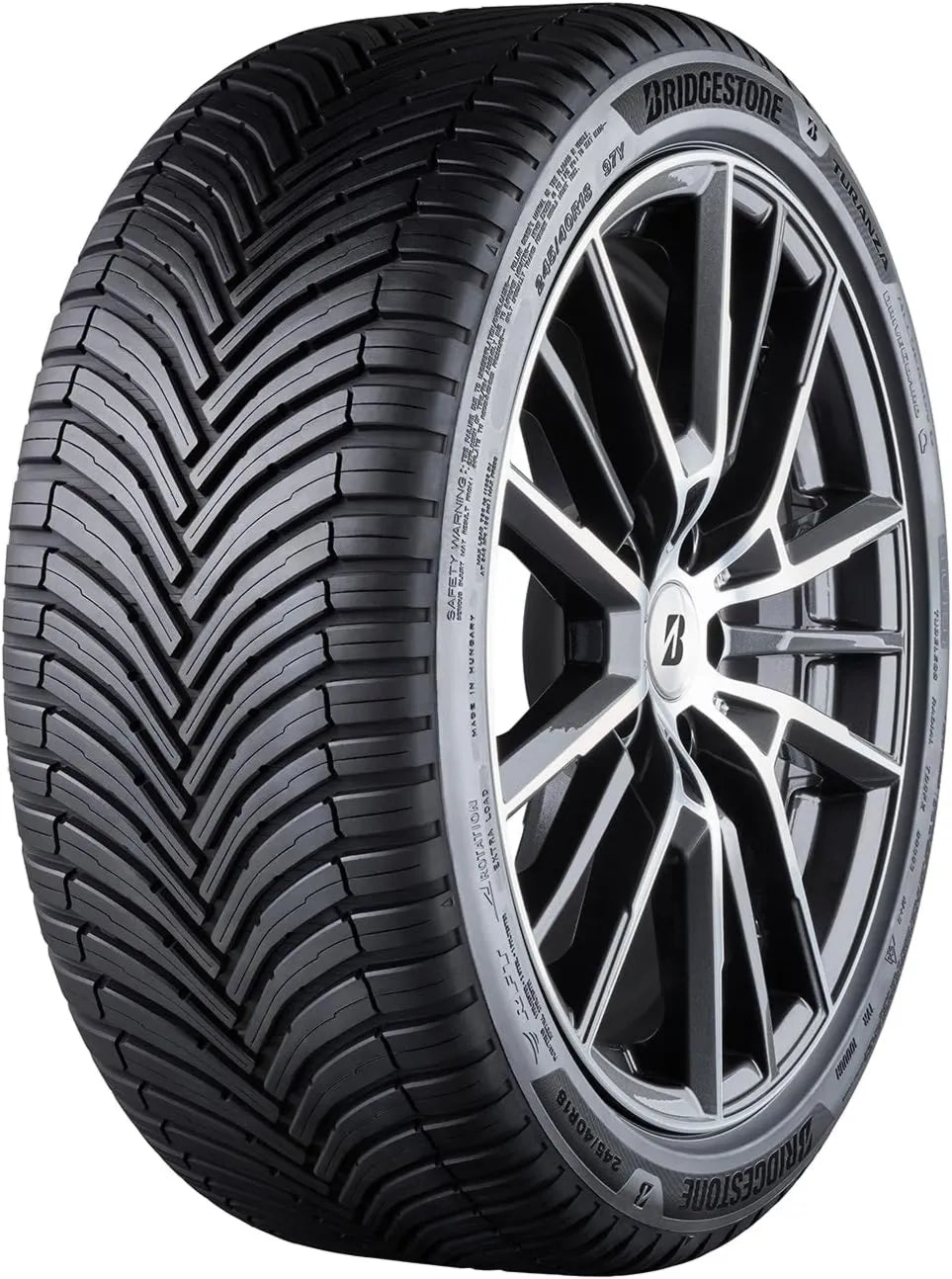 Bridgestone TURANZA 6 ENLITEN DRIVEGUARD SUV-Ganzjahresreifen – 245/45 R18, 100Y, XL verstärkt, für SUV und 4x4