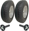 Parnells Hochgeschwindigkeits-Anhänger-Kit - 2 Stück Anhängerreifen – 2er-Set, 145 r10, schlauchlos, für den passenden Fahrzeugeinsatz