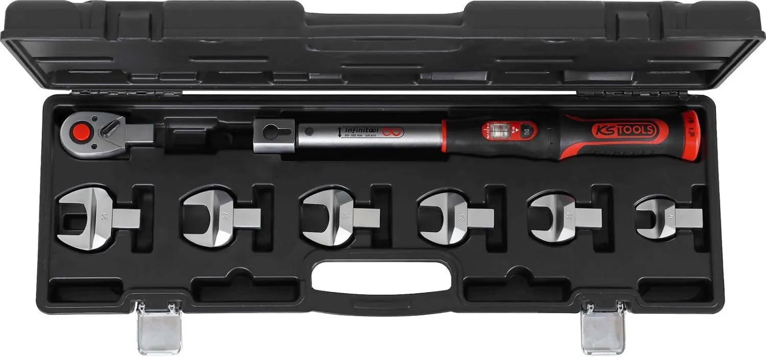 KS Tools Drehmomentschlüssel, 100 Nm, für kontrolliertes Anziehen von Schrauben