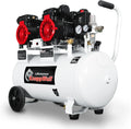 KW4050 Druckluftkompressor – 50 L, 10 bar, 440 L, 230 V, 2200 W, ölfrei, geräuscharm, für Werkstatt, Garage und Druckluftarbeiten, KnappWulf