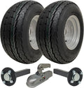 Parnells Hochgeschwindigkeits-Anhänger-Set 2 Stück Anhängerreifen, 2er-Set, 20,5 x 8,00-10, für den passenden Fahrzeugeinsatz