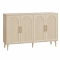 Sideboard Eichenholz Natur mit Metallgriffen