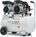 Starkwerk Druckluftkompressor – 1,5 kW, 8 Bar, ölfrei, geräuscharm, für Werkstatt, Garage und Druckluftarbeiten