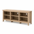 TV-Stand Holz Eiche 6 Fächer 120x40x50cm