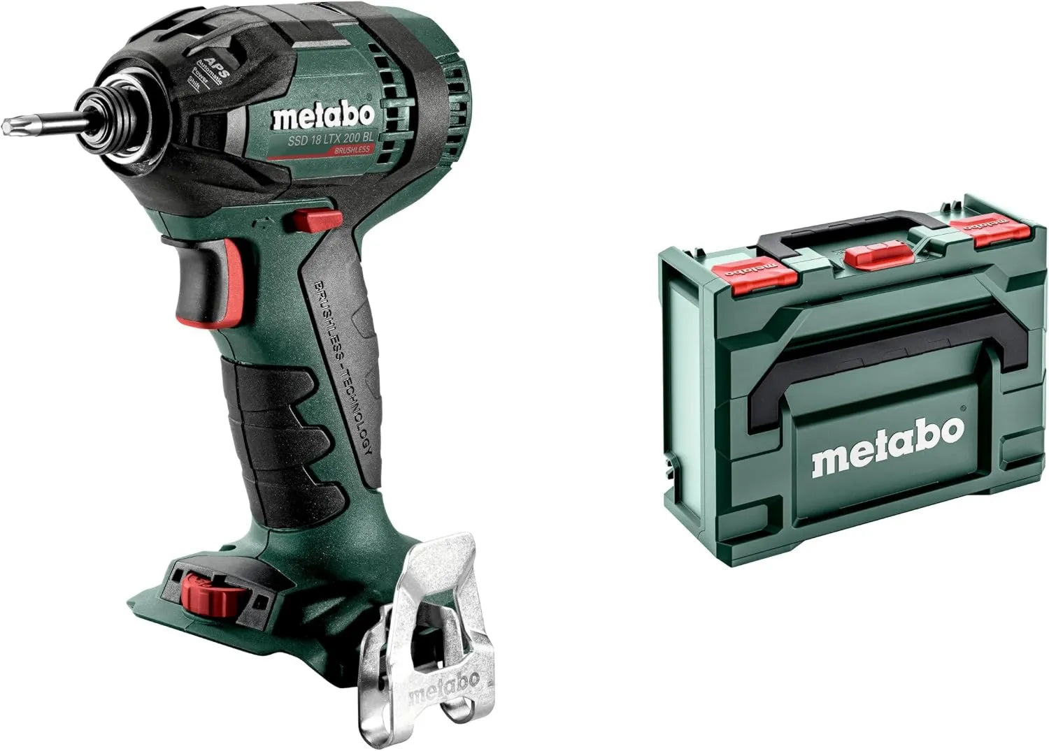 Metabo Schlagschrauber, 18 V, 200 Nm, Akku-Betrieb, bürstenloser Motor, für Radwechsel und Werkstattarbeiten