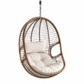 Hängesessel Rattan Natur Beige Braun