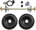 Go-Kart-Hinterachse 740 mm komplettes Radnaben-Kit & ATV- und Quad-Reifen, für ATV, UTV und Quad