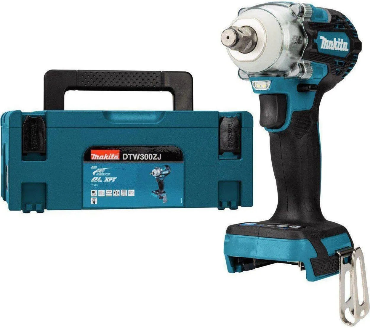 Makita DTW300ZJ Schlagschrauber, Akku-Betrieb, für Radwechsel und Werkstattarbeiten