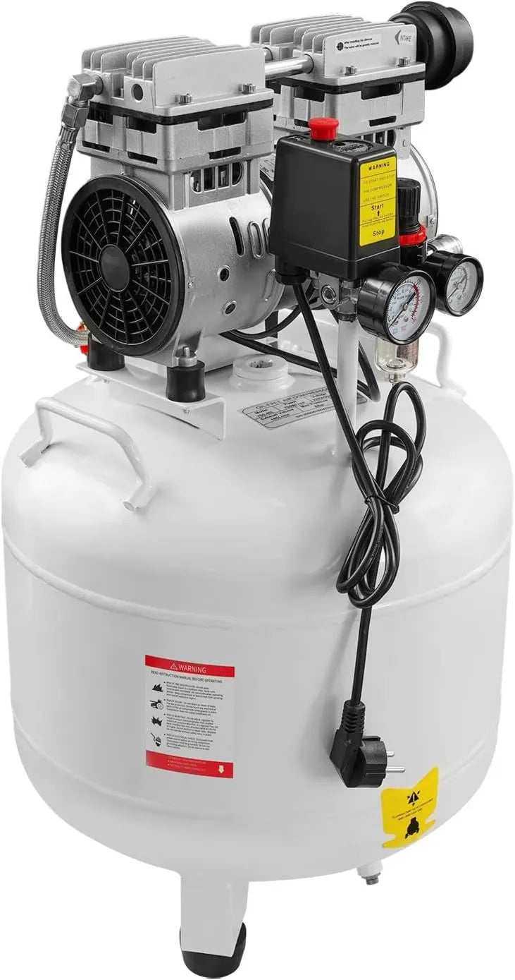Druckluftkompressor – 750 W, 40 L, 8 Bar, tragbar, für Werkstatt, Garage und Druckluftarbeiten