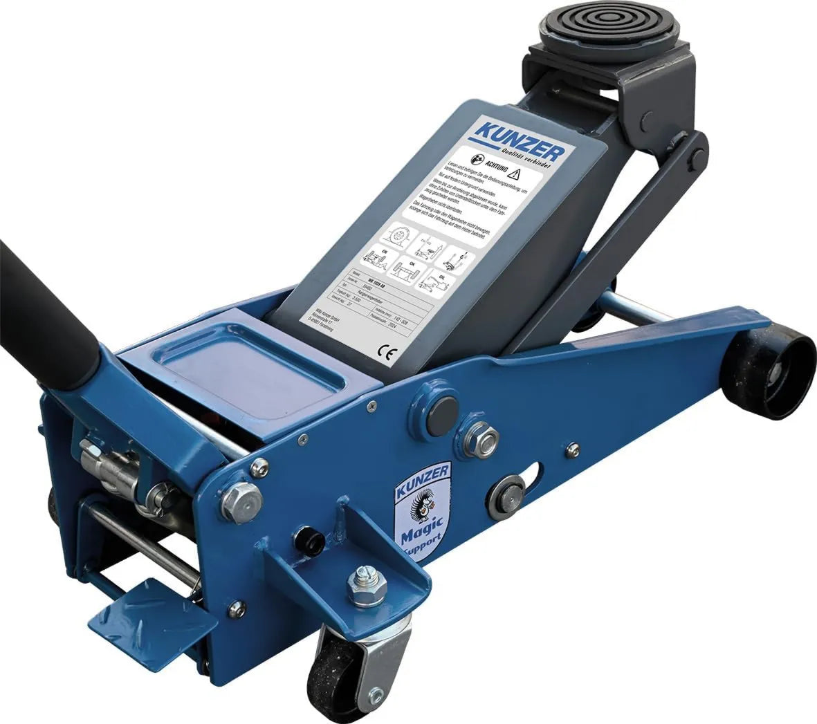 Kunzer Hydraulischer Wagenheber – 3500 kg, hydraulisch, für Radwechsel und Fahrzeugwartung