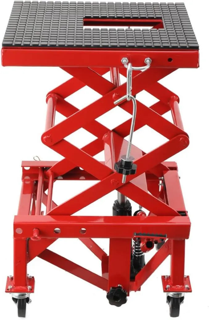 Motorrad-Hebebühne – 158 kg, hydraulisch, für Wartung, Montage und Reparatur, Motorradheber