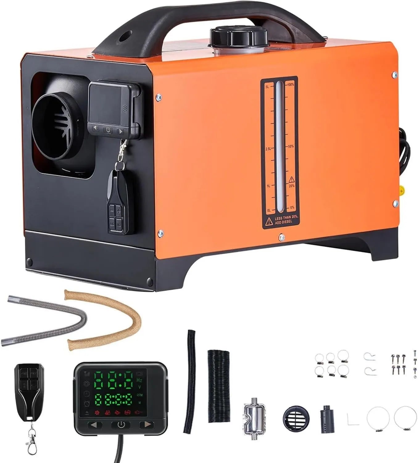 DC12-24V Diesel-Luftheizung – 8 KW, 24 V, für Fahrzeug, Wohnmobil und Werkstatt