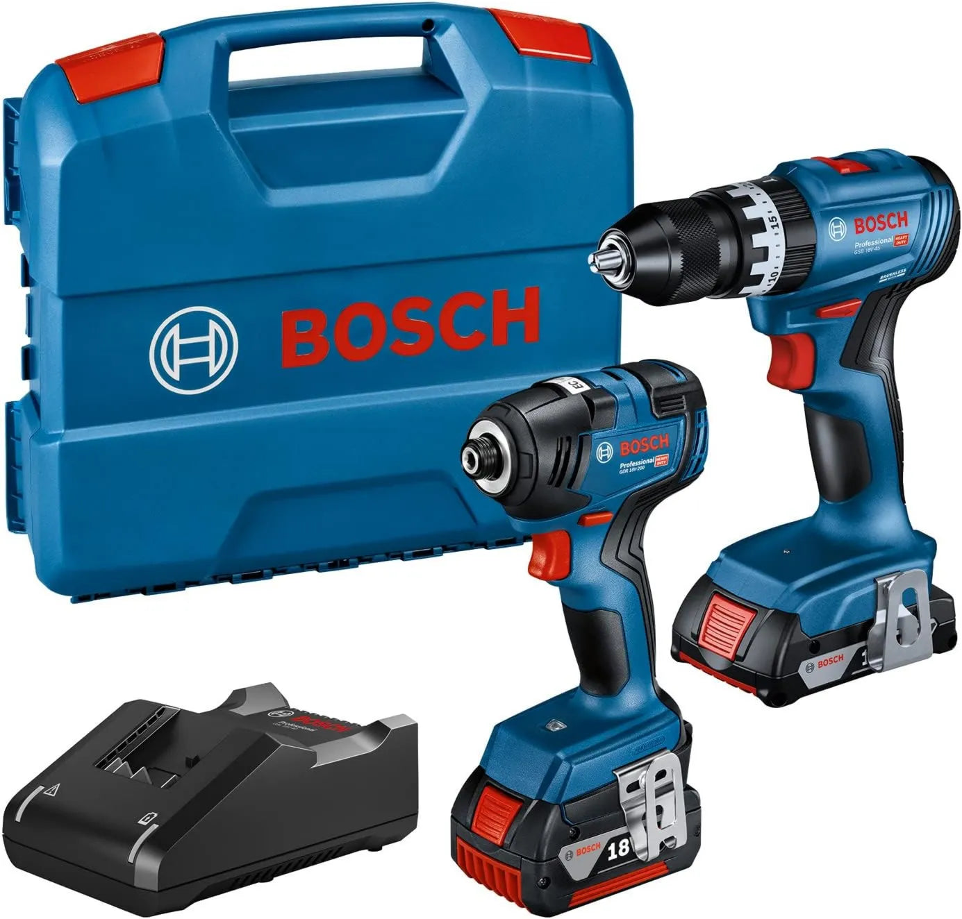 Bosch Schlagschrauber – 18 V, 2.0 Ah, 4.0 Ah, Akku-Betrieb, für Radwechsel und Werkstattarbeiten