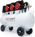 Starkwerk Druckluftkompressor – 10 Bar, 3,3 KW, 4,5 PS, 400 Volt, geräuscharm, für Werkstatt, Garage und Druckluftarbeiten