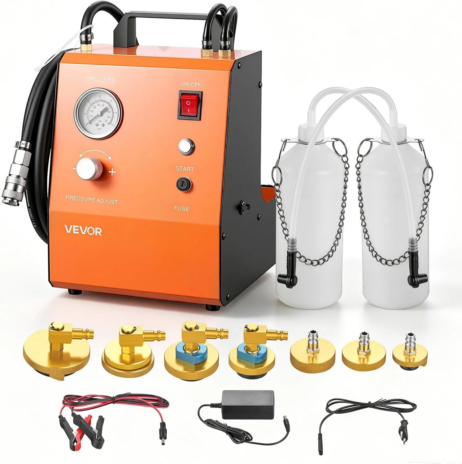 VEVOR Elektrisches Bremsenentlüftungsgerät – 3 bar, elektrisch, für Bremsflüssigkeitswechsel und Wartung