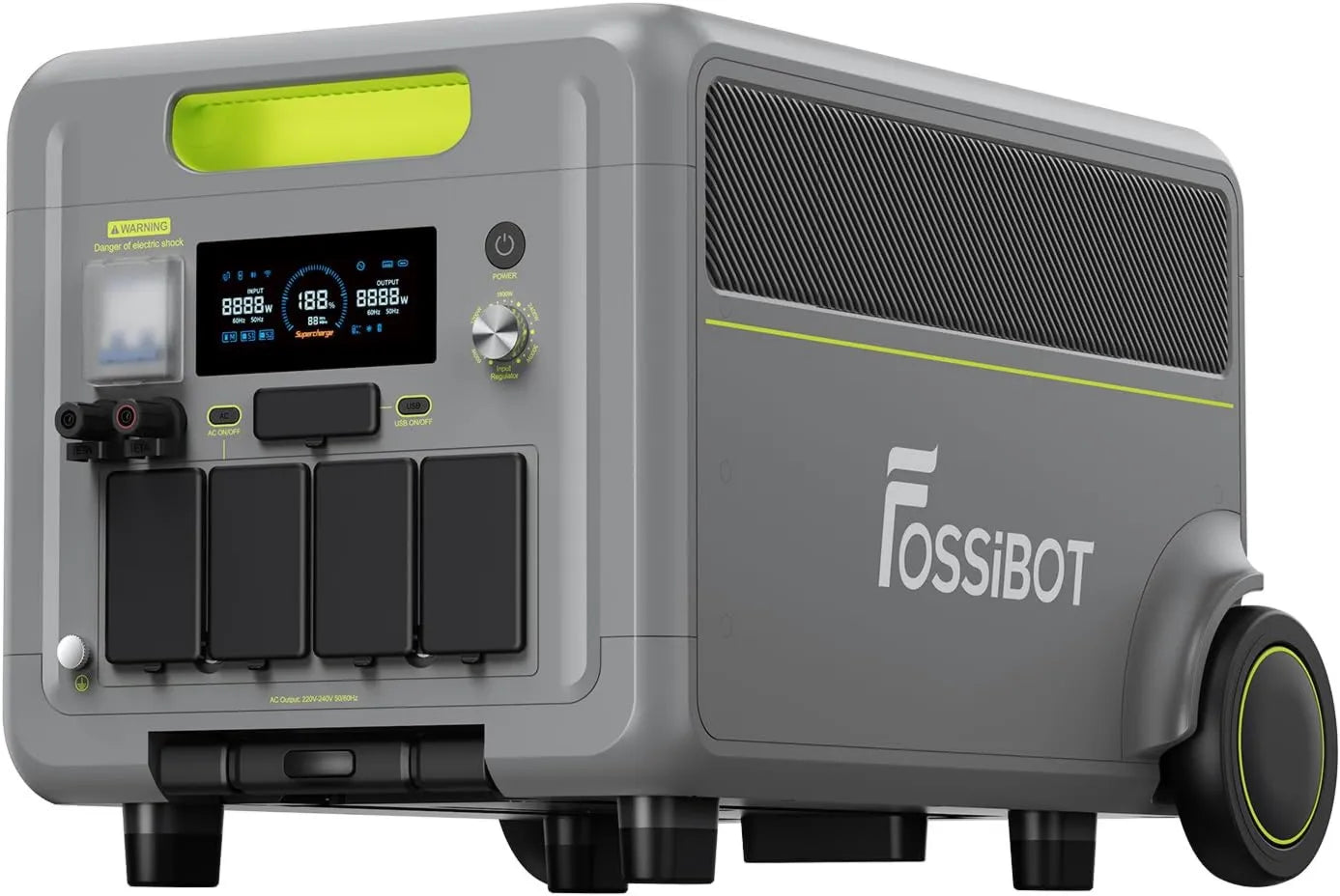 FOSSiBOT F7200 Powerstation LiFePO4 5222Wh – 800 W, 7200 W