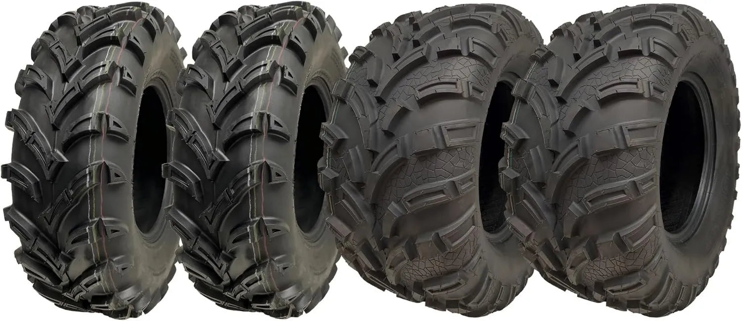 Parnells 4 Sätze Schlauchlose ATV- und Quad-Reifen, 2er-Set, 25 x 8-12, schlauchlos, für ATV, UTV und Quad