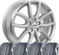 Vidron Komplettrad – 185/65 R15, 88T, 6x15, ET 38, 5x100, für Fahrzeug oder Anhänger