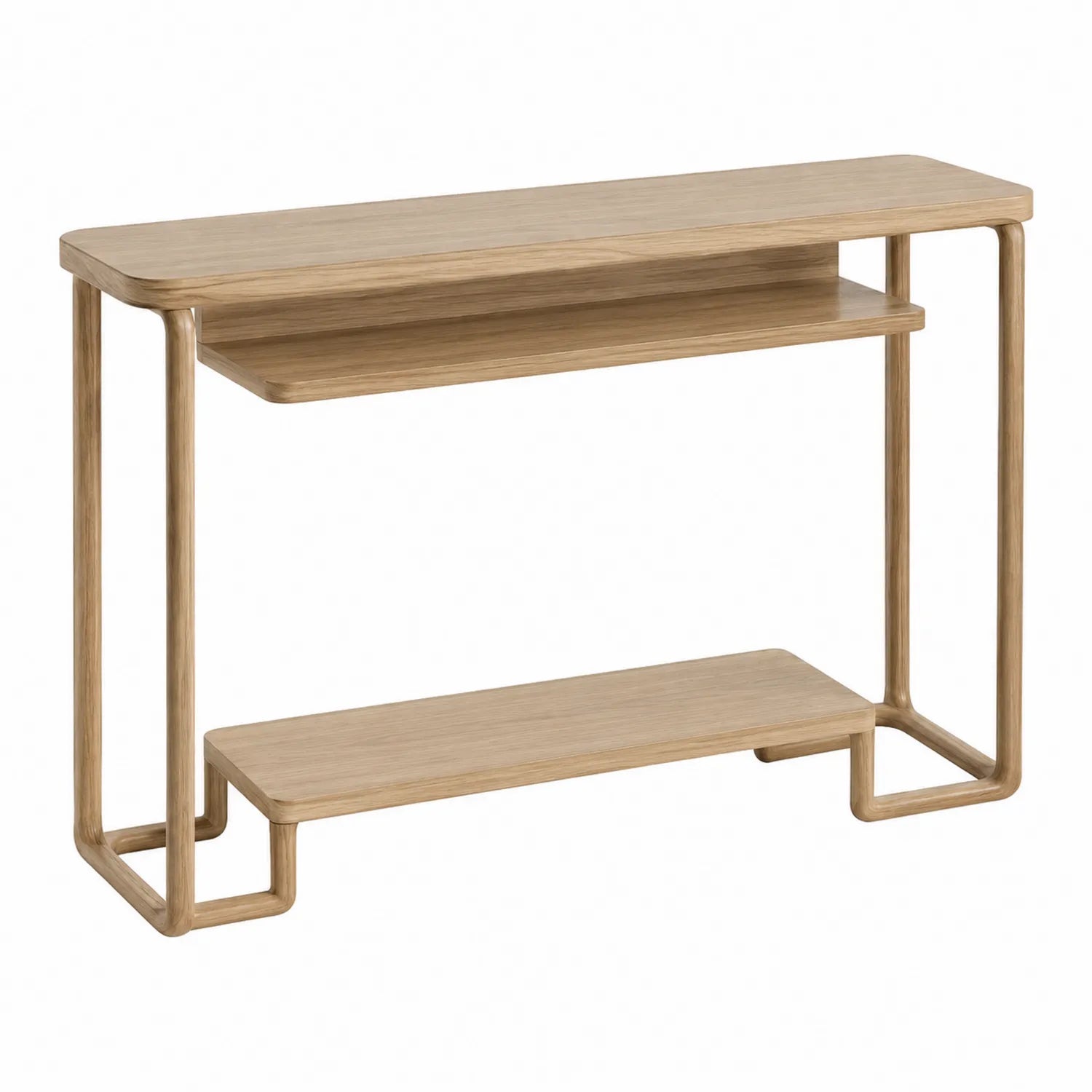 Konsolentisch Holz Natur 100x30x80cm