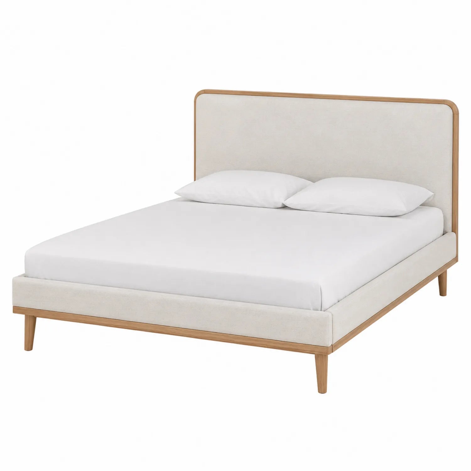 Bett aus Holz Beige 200x160 cm