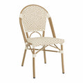 Gartenstuhl Aluminium Polyethylen-Rattan Beige 45x55x90 cm
