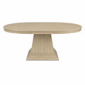 Ovaler Esstisch Eichenholz 180x100x75cm